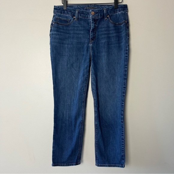 Chico's The So Lifting Crop Jeans .5 6 - Picture 1 of 7